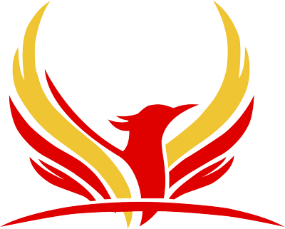 Логотип центра гимнастики Феникс
